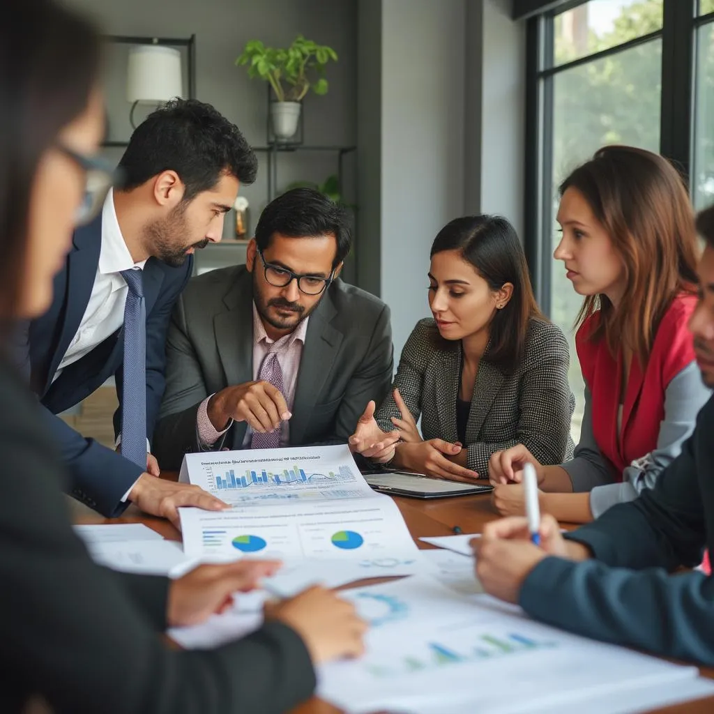 Equipo de FinanCol en reunión estratégica