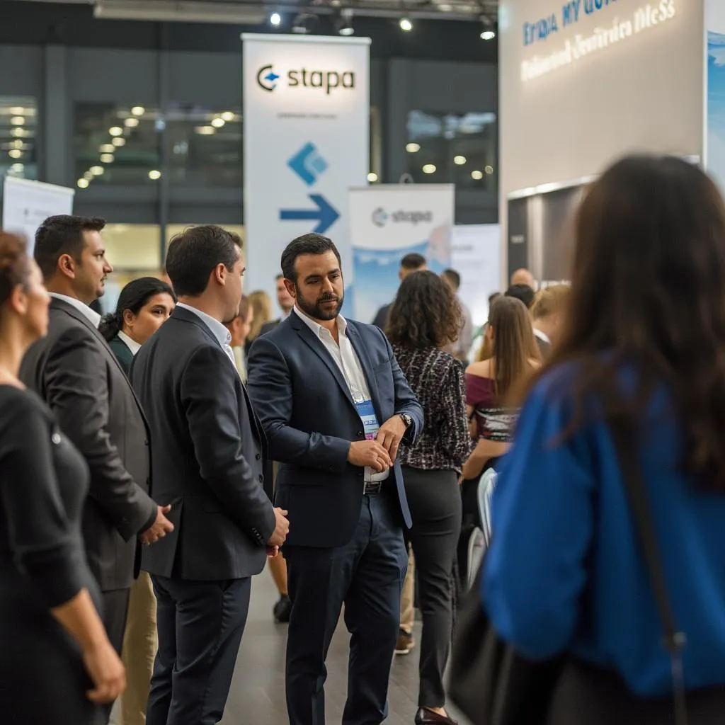 Comunidad de emprendedores en un evento de networking