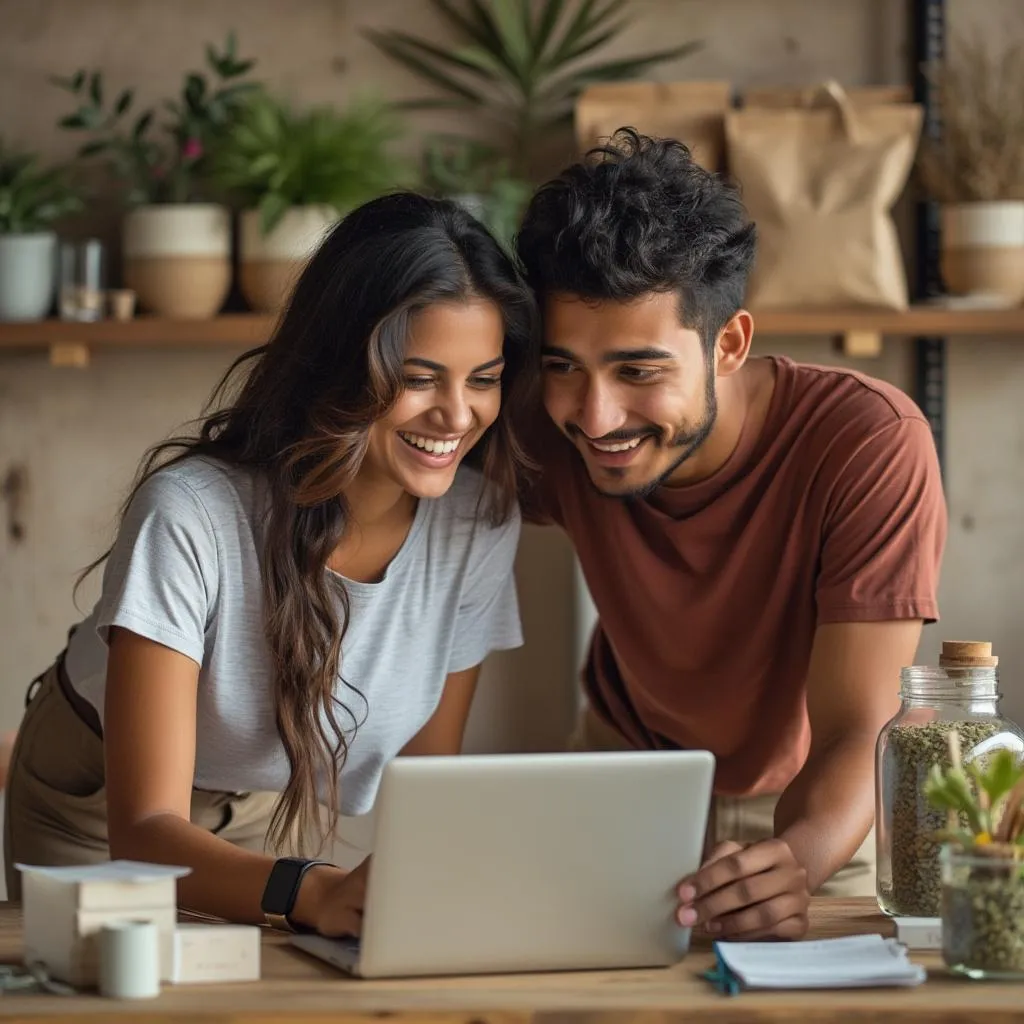 Marcela y Juan - Dueños de tienda online